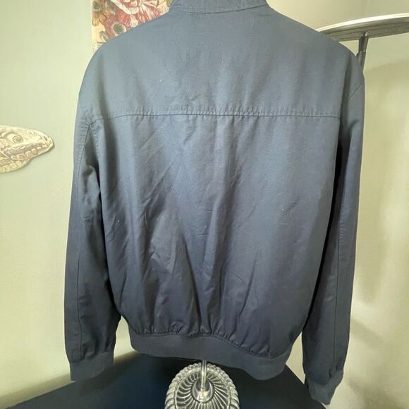 Goodfellow & Co Men’s Water-Resistant Bomber Jacket – Size L – Navy Blue Lightwe - Picture 2 of 7